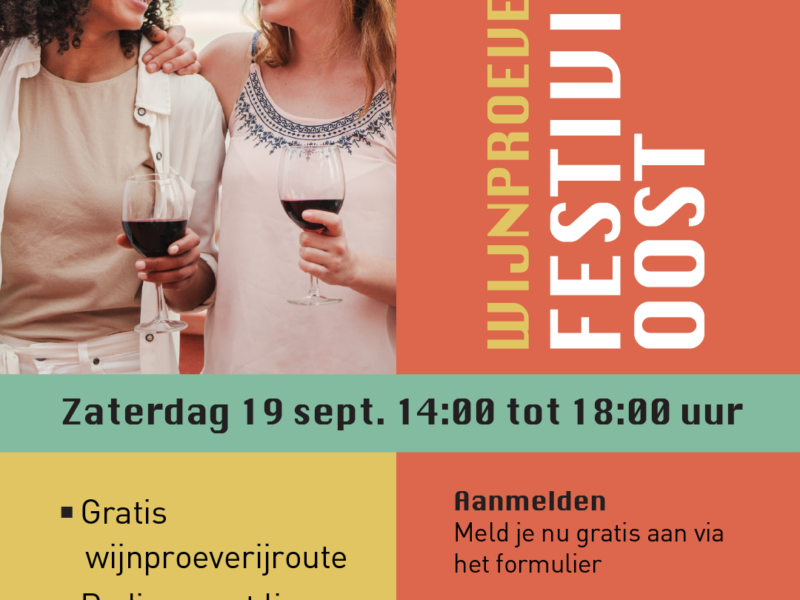 Festivino Oost: proef, ontdek en geniet in Oostpoort!